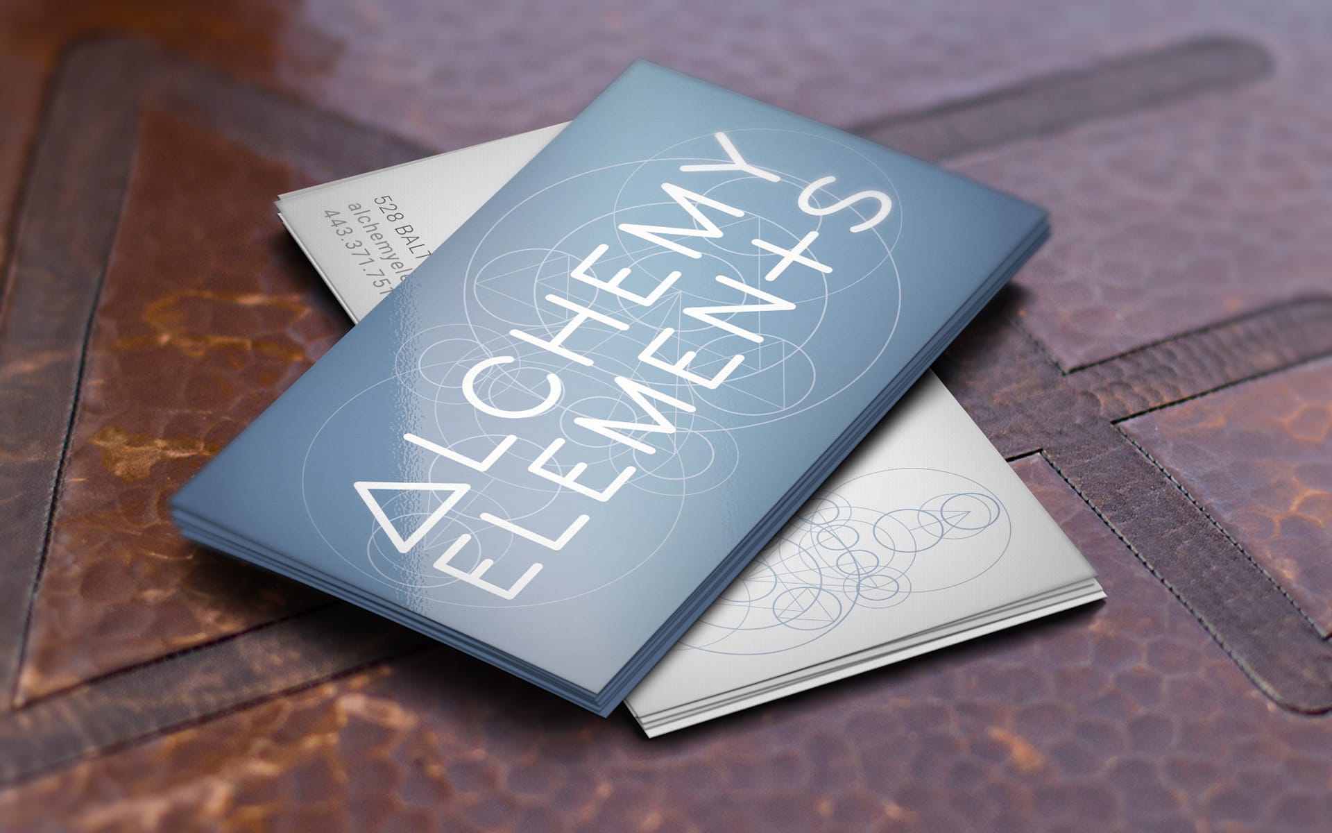 Alchemy Elements Business Card Design