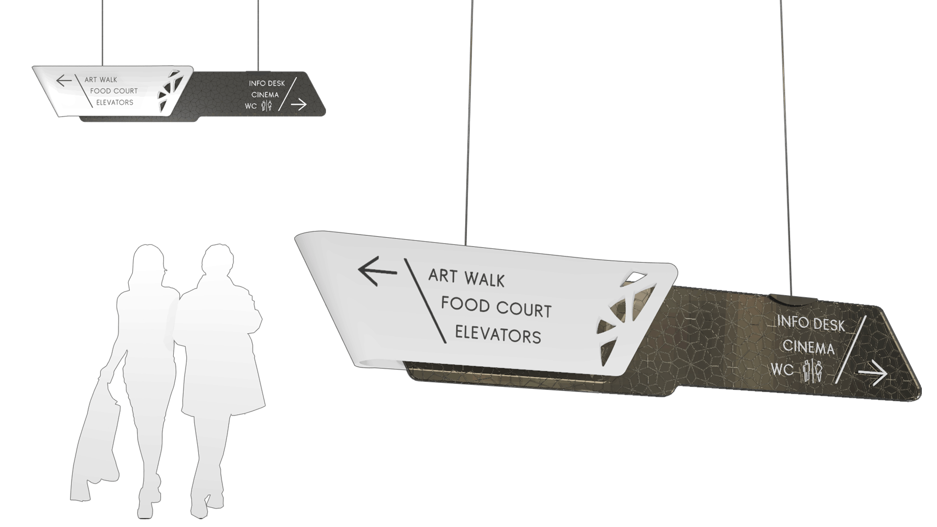 Overhead Directional Signage
